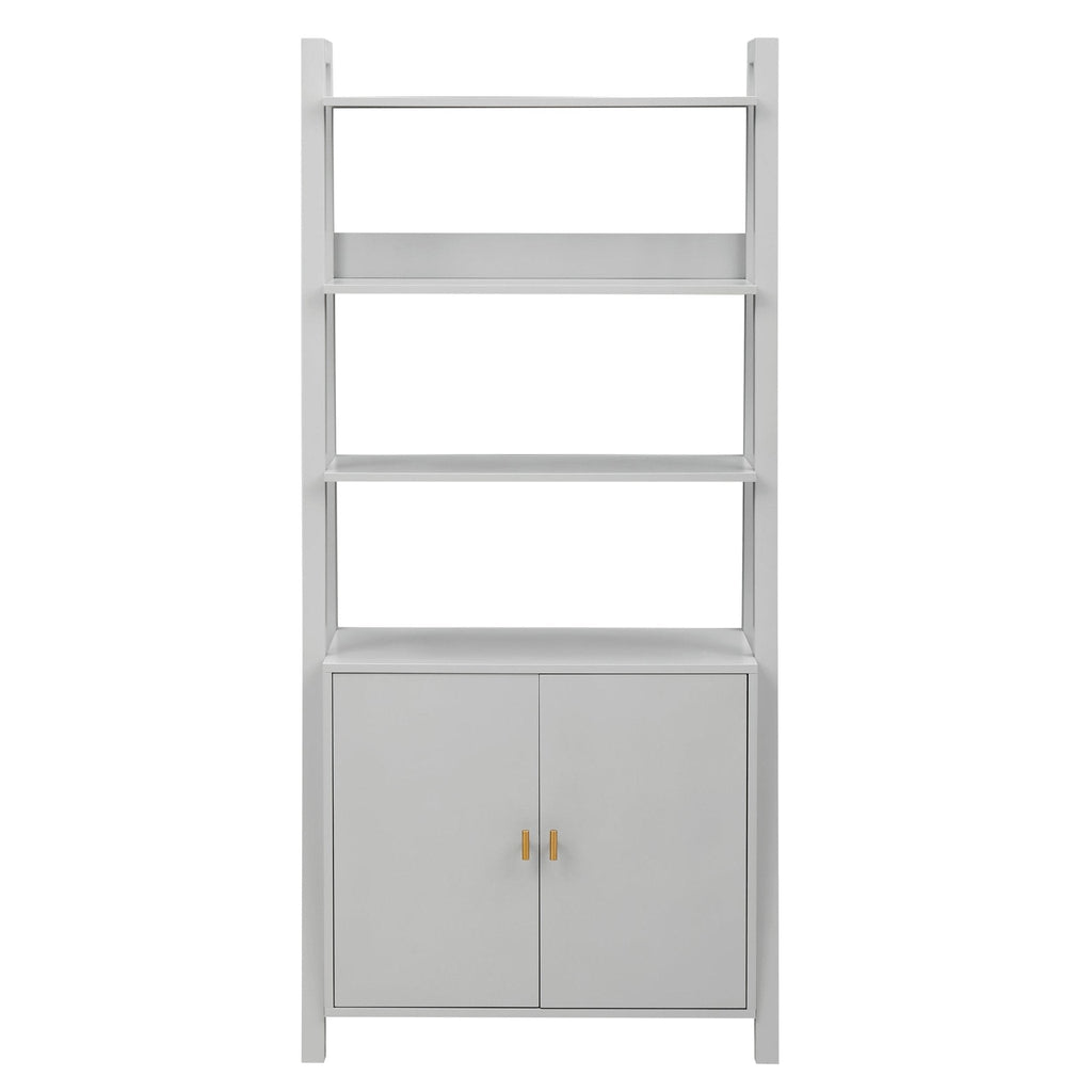 Dusklia - Poppy Hallway Shelf with Cupboard - Grey