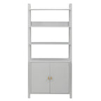Dusklia - Poppy Hallway Shelf with Cupboard - Grey