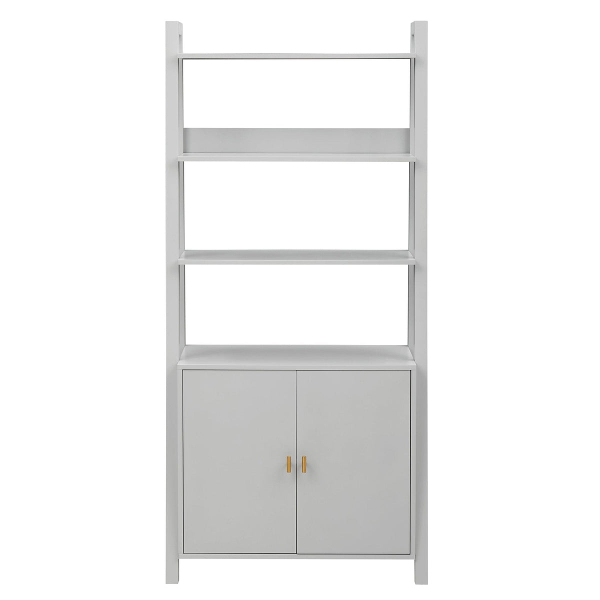 Dusklia - Poppy Hallway Shelf with Cupboard - Grey