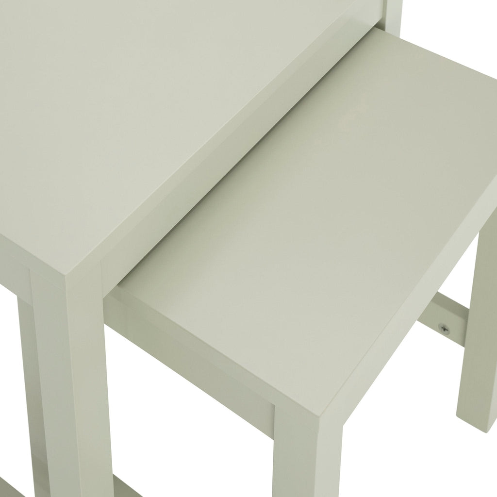 Dusklia - Poppy Nesting Side Table - Sage Green