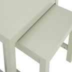 Dusklia - Poppy Nesting Side Table - Sage Green