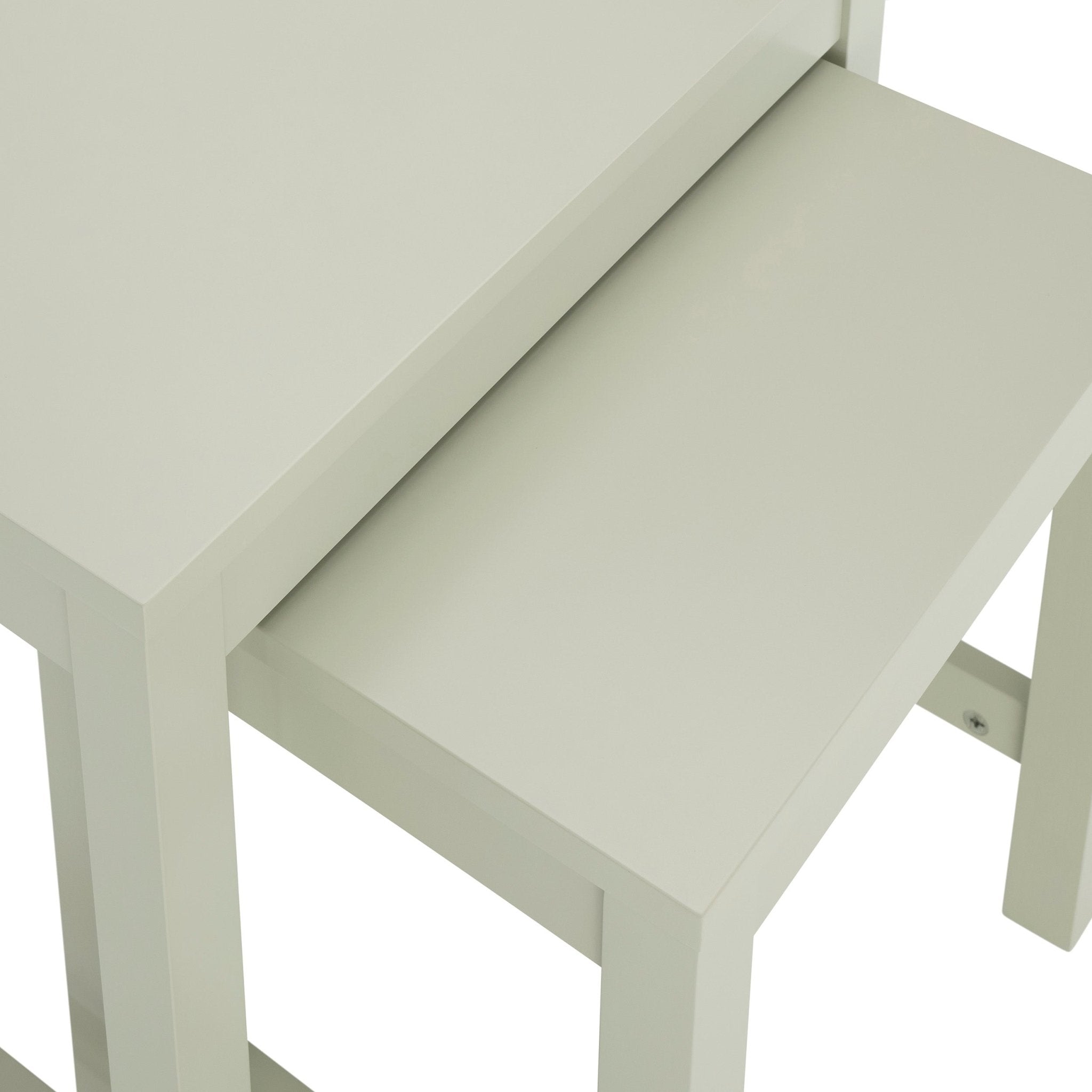 Dusklia - Poppy Nesting Side Table - Sage Green