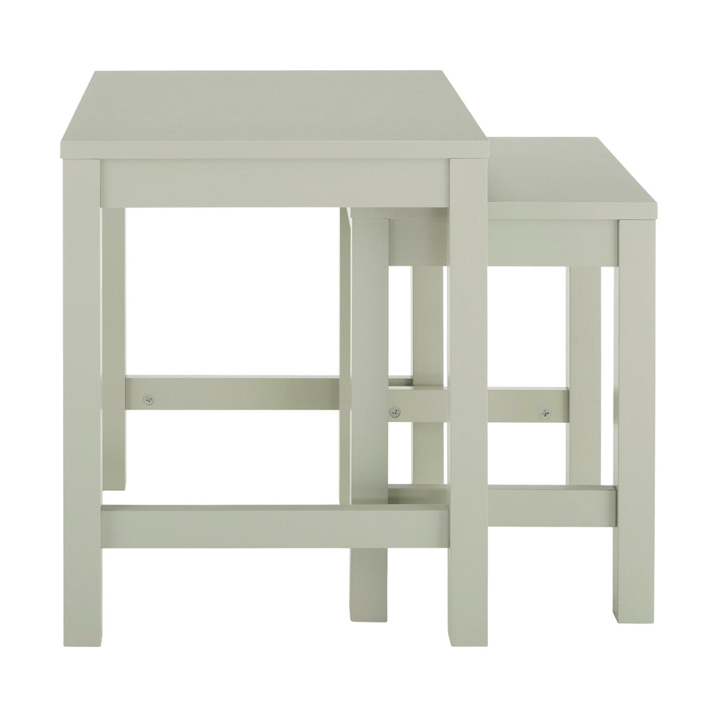 Dusklia - Poppy Nesting Side Table - Sage Green