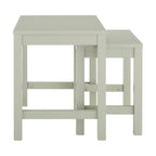Dusklia - Poppy Nesting Side Table - Sage Green