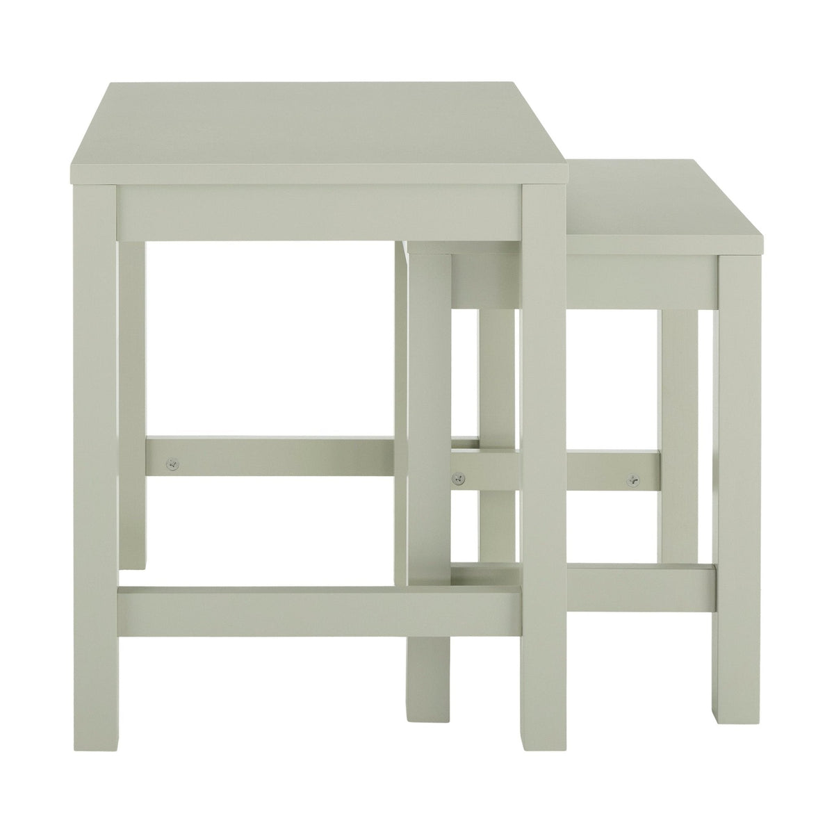 Dusklia - Poppy Nesting Side Table - Sage Green