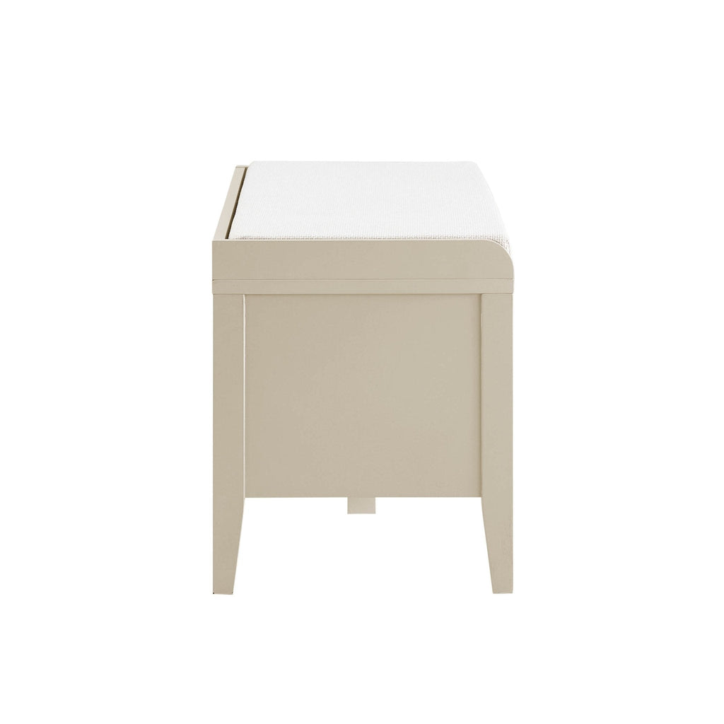 Dusklia - Poppy Seated Storage Cabinet - Cream