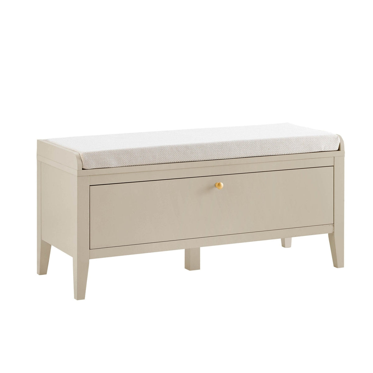 Dusklia - Poppy Seated Storage Cabinet - Cream