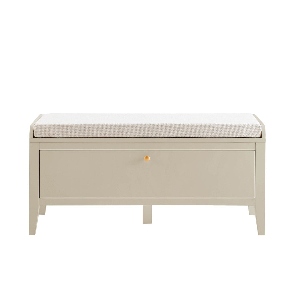 Dusklia - Poppy Seated Storage Cabinet - Cream