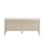Dusklia - Poppy Seated Storage Cabinet - Cream