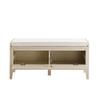 Dusklia - Poppy Seated Storage Cabinet - Cream