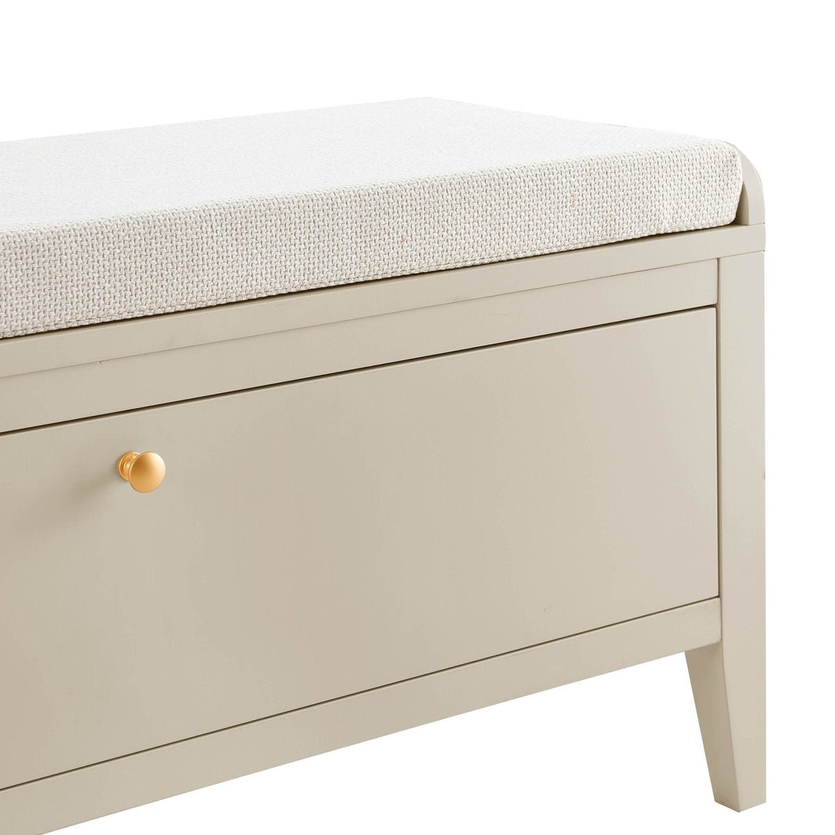 Dusklia - Poppy Seated Storage Cabinet - Cream