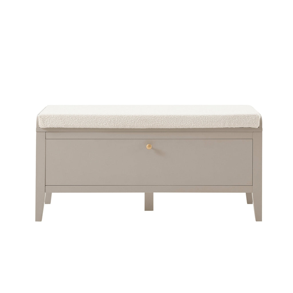 Dusklia - Poppy Seated Storage Cabinet  - Taupe
