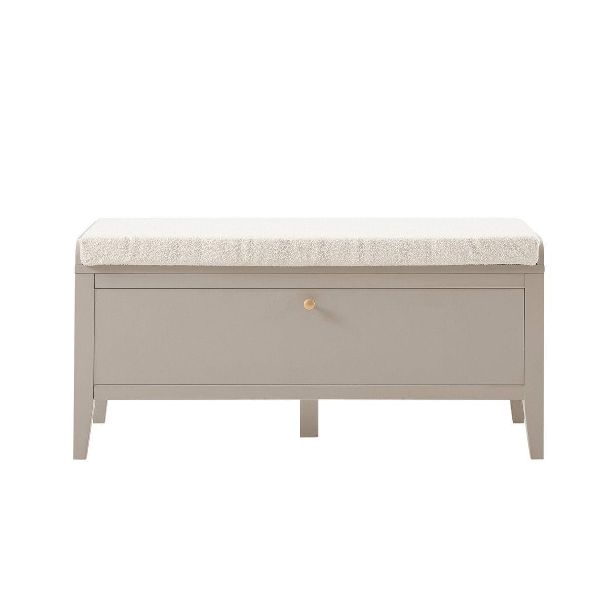 Dusklia - Poppy Seated Storage Cabinet  - Taupe