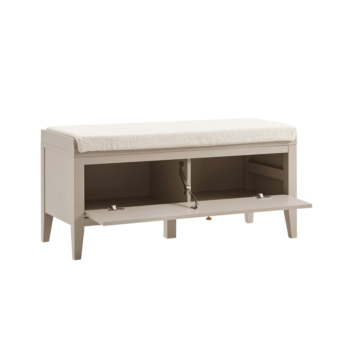 Dusklia - Poppy Seated Storage Cabinet  - Taupe