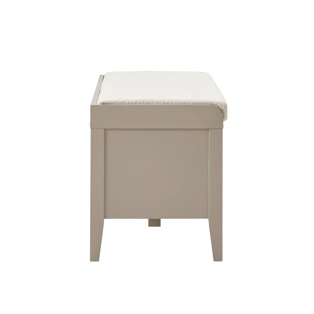 Dusklia - Poppy Seated Storage Cabinet  - Taupe
