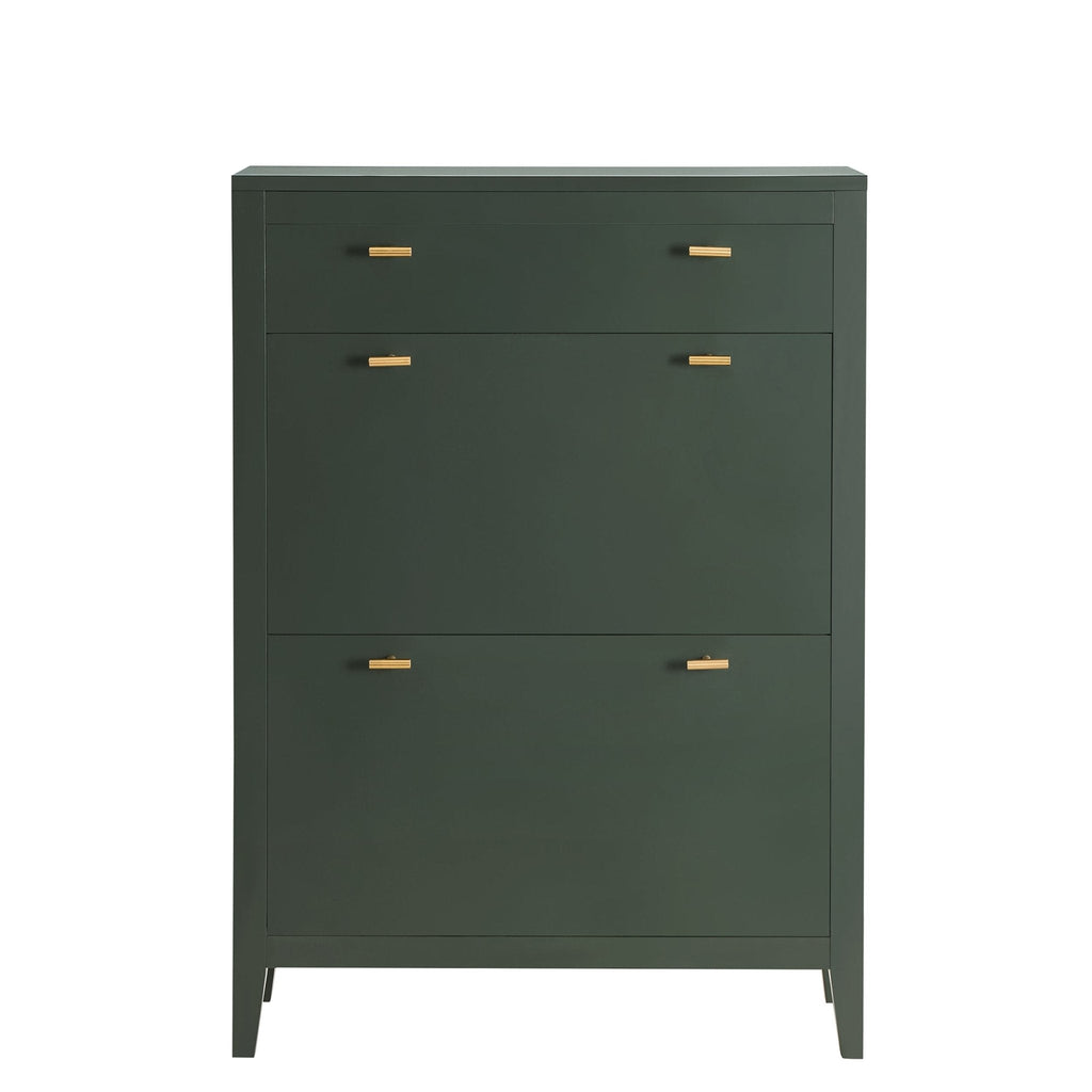 Dusklia - Poppy Shoe Cabinet - Forest Green