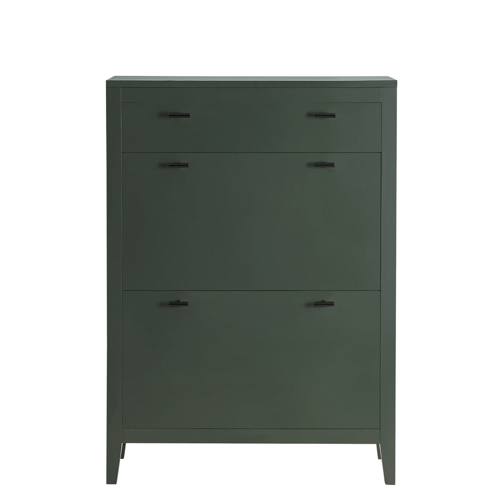 Dusklia - Poppy Shoe Cabinet - Forest Green