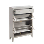 Dusklia - Poppy Shoe Cabinet - Pebble