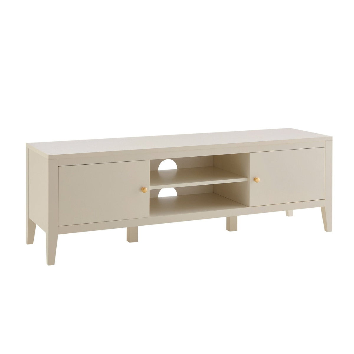 Dusklia - Poppy Tv Unit for TVs up to 55 - Cream