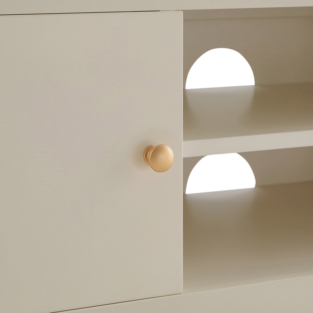 Dusklia - Poppy Tv Unit for TVs up to 55 - Cream