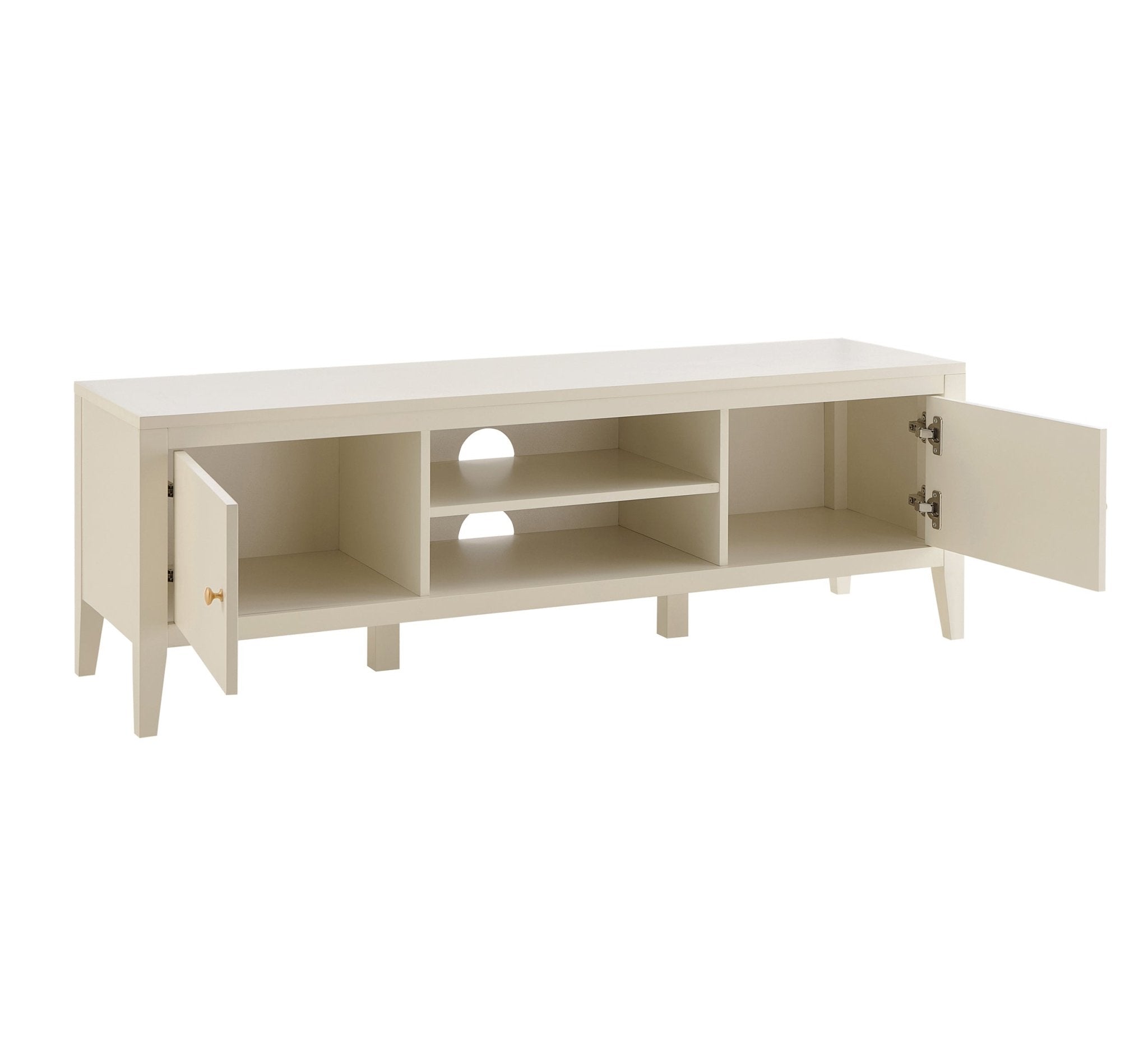 Dusklia - Poppy Tv Unit for TVs up to 55 - Cream