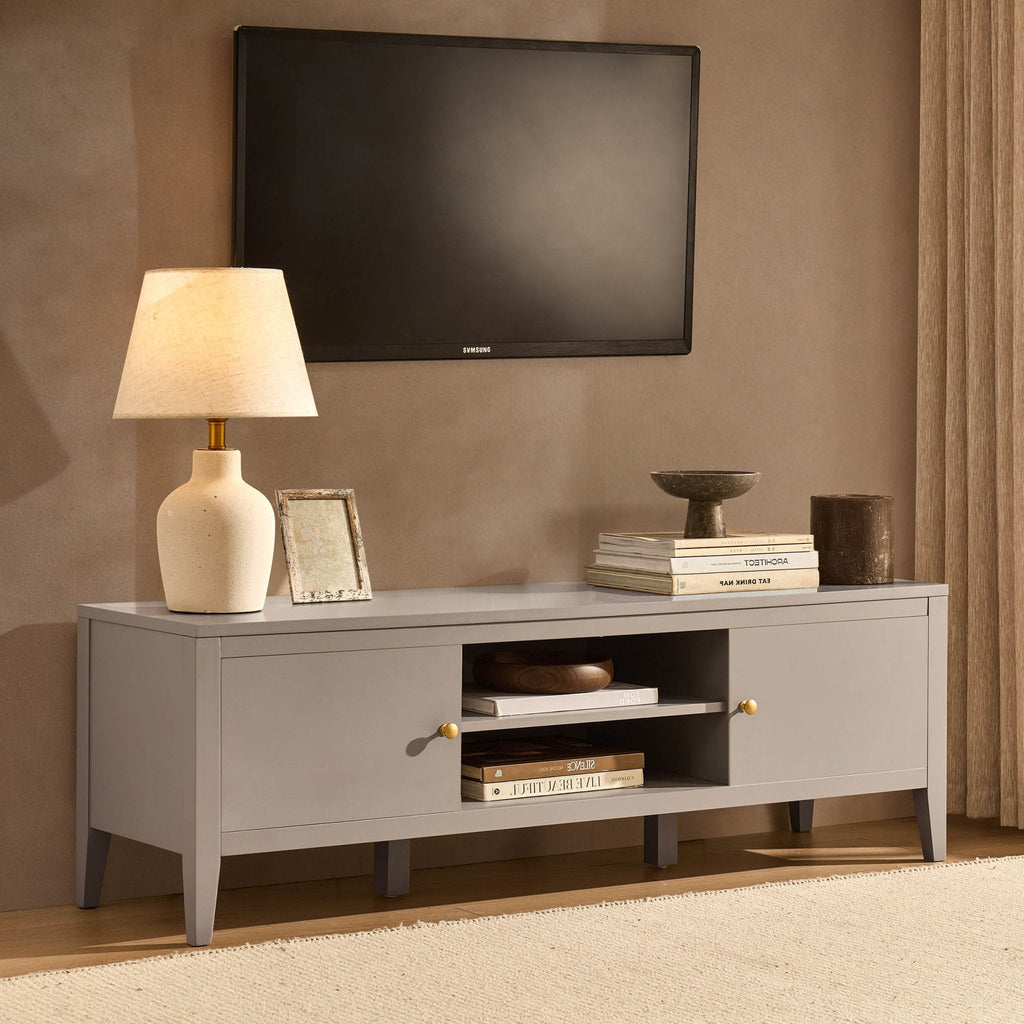 Dusklia - Poppy Tv Unit for TVs up to 55 - Taupe