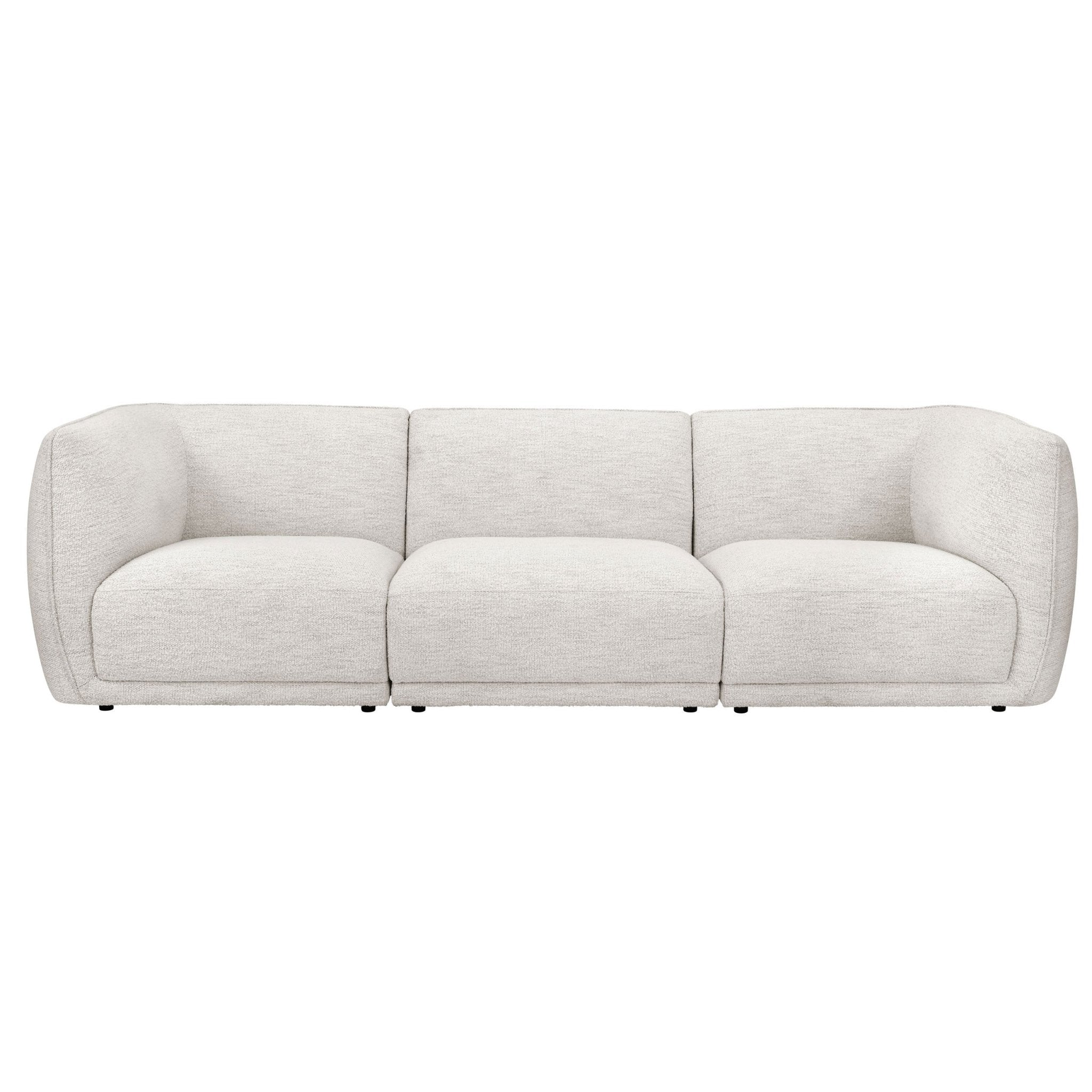 Dusklia - Porto 3 Seater Modular Sofa - Boucle Ivory