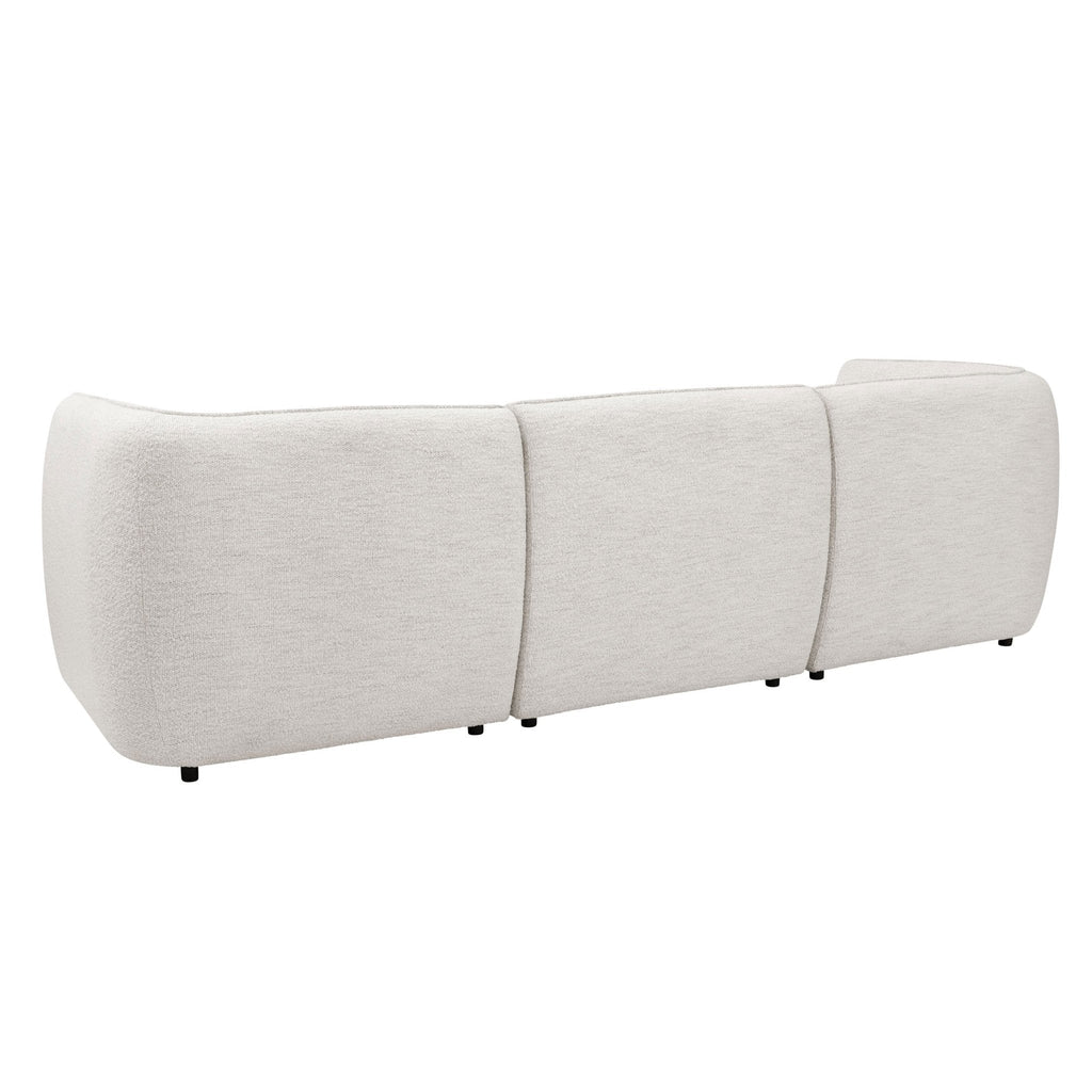 Dusklia - Porto 3 Seater Modular Sofa - Boucle Ivory