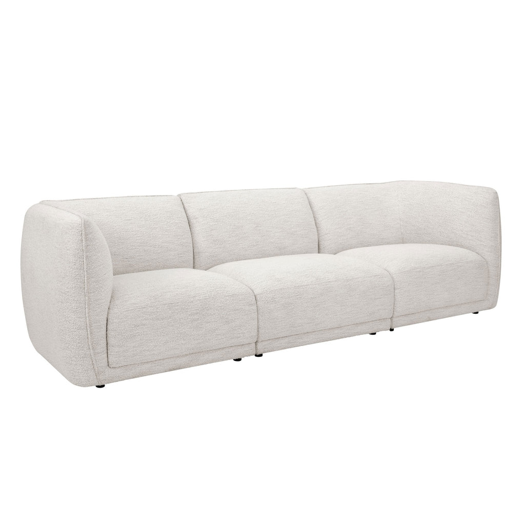 Dusklia - Porto 3 Seater Modular Sofa - Boucle Ivory
