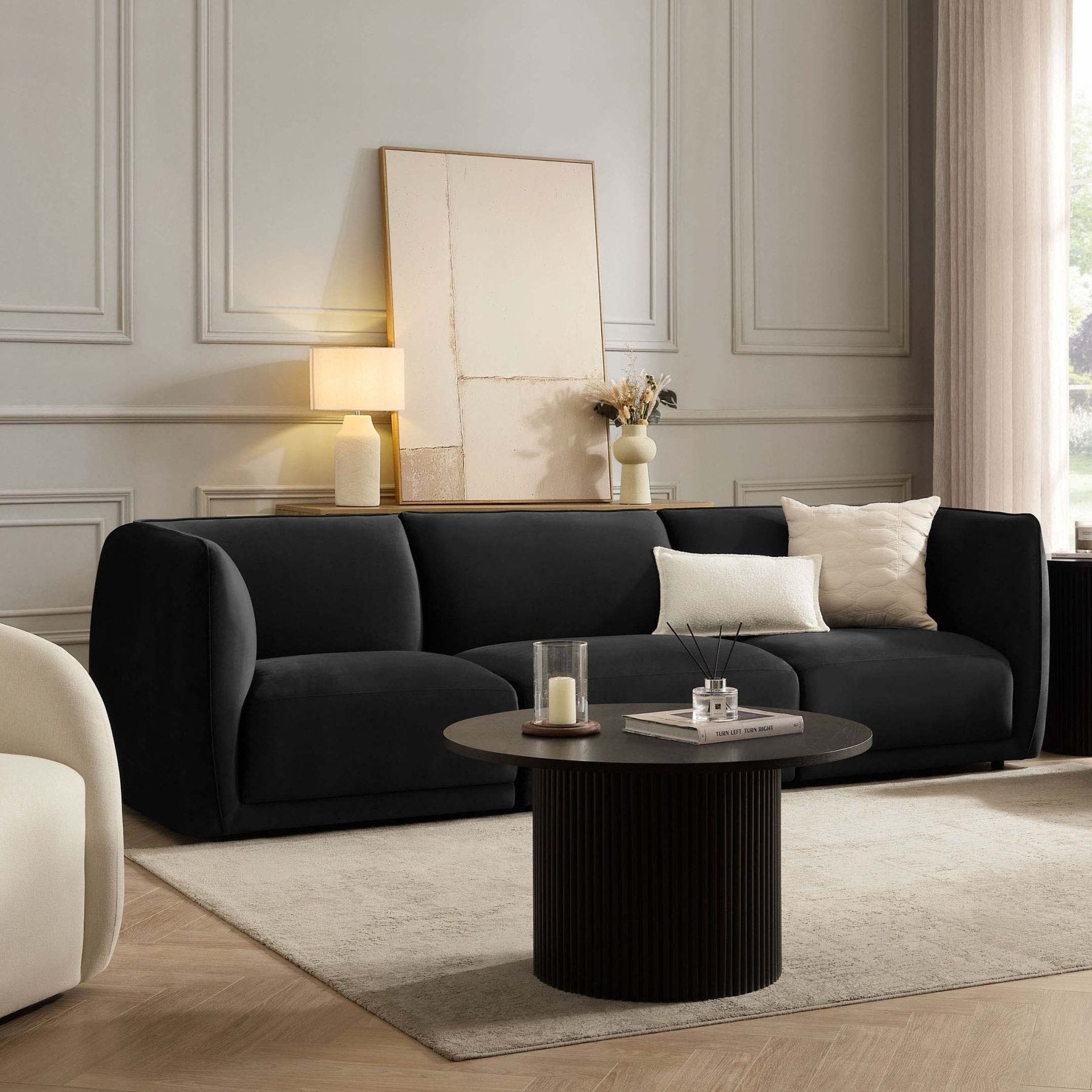 Dusklia - Porto 3 Seater Modular Sofa - Velvet Ink