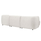 Dusklia - Porto Left Hand Modular Chaise - Boucle Ivory