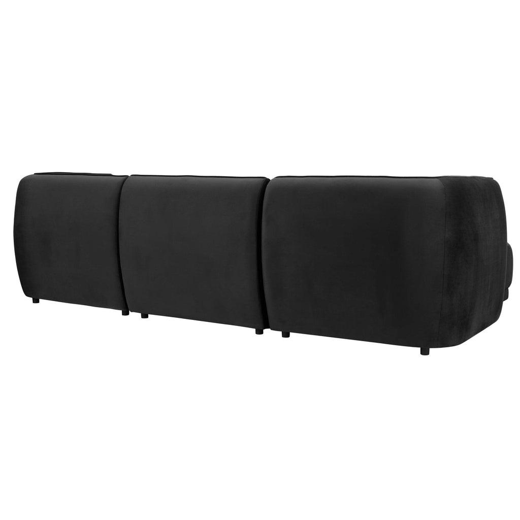 Dusklia - Porto Left Hand Modular Chaise - Velvet Ink