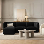 Dusklia - Porto Left Hand Modular Chaise - Velvet Ink