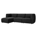 Dusklia - Porto Left Hand Modular Chaise - Velvet Ink