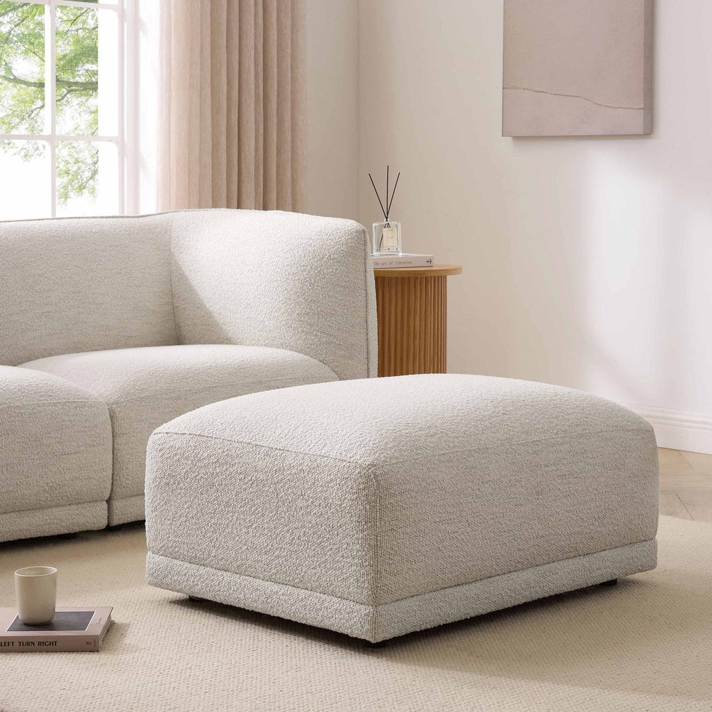 Dusklia - Porto Pouffe - Boucle Ivory