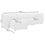 Dusklia - Porto Right Hand Modular Chaise - Velvet Ink