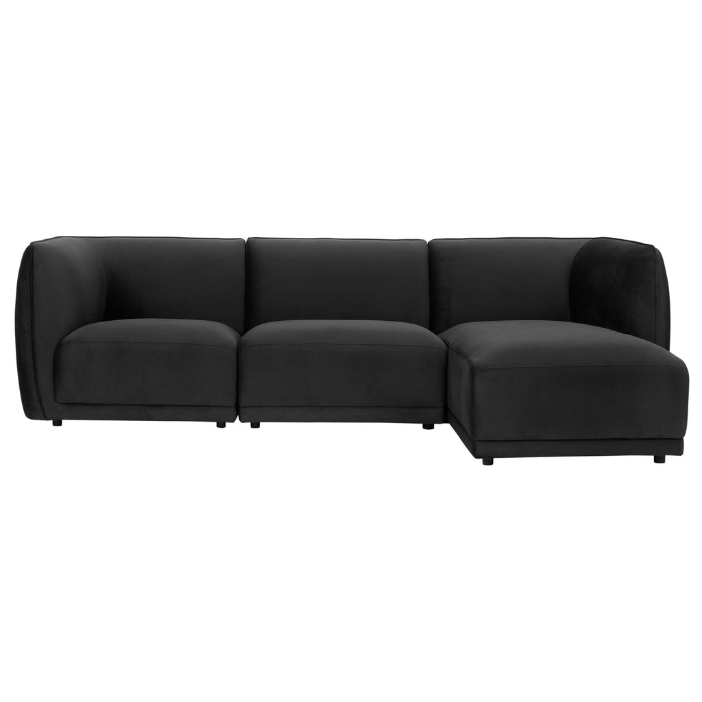 Dusklia - Porto Right Hand Modular Chaise - Velvet Ink
