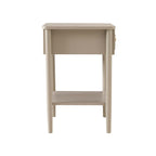 Dusklia - Posy Bobbin 1 Drawer Nightstand - Taupe