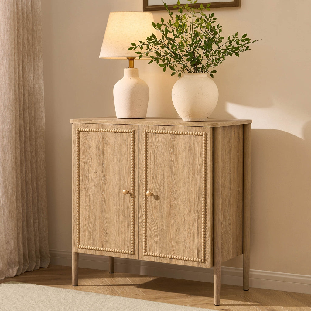 Dusklia - Posy 2 Door Sideboard - Light Wood