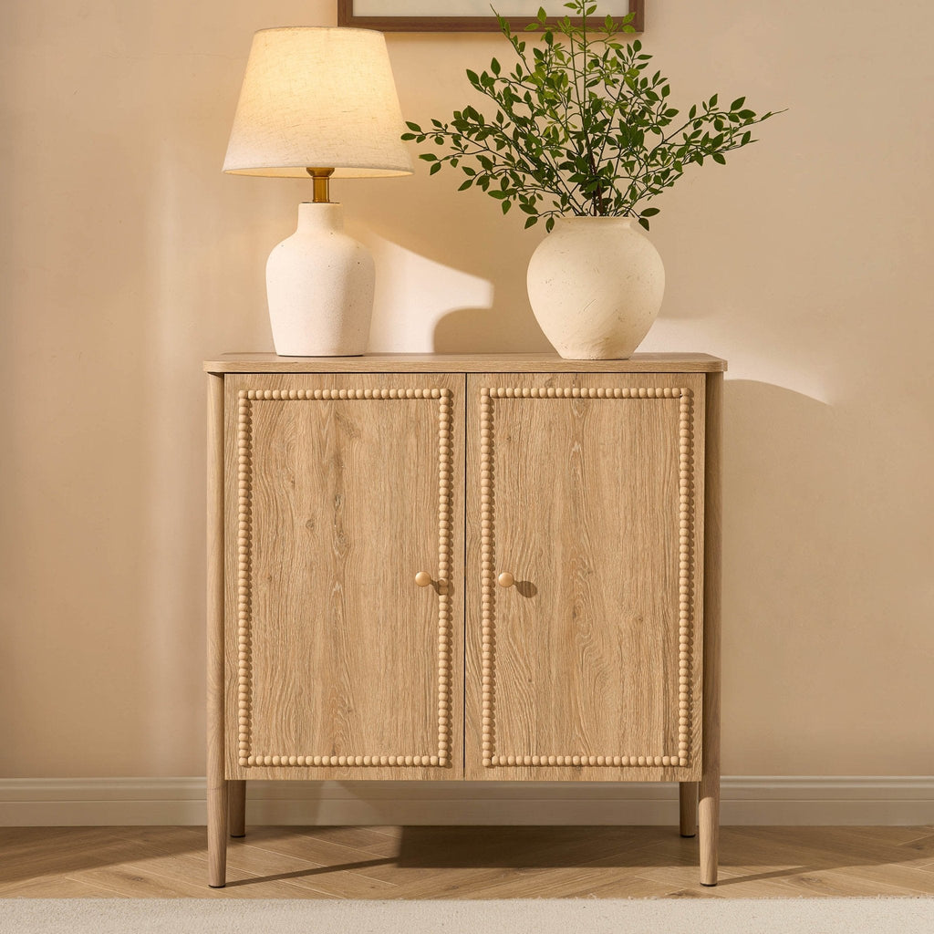 Dusklia - Posy 2 Door Sideboard - Light Wood