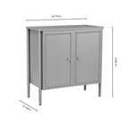 Dusklia - Posy 2 Door Sideboard - Taupe