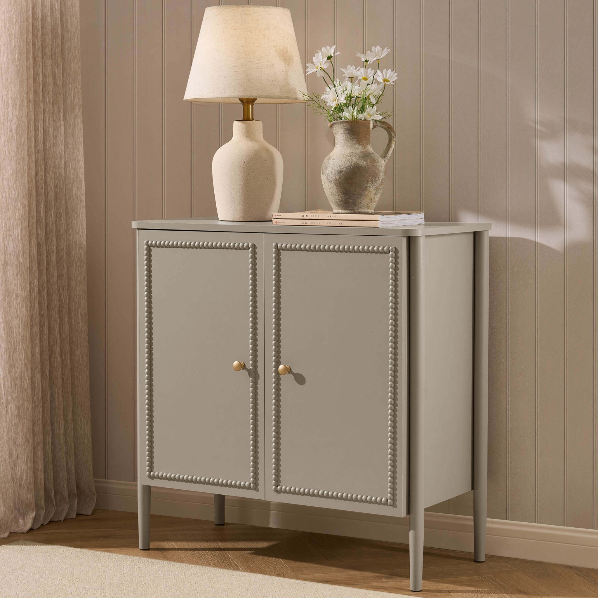 Dusklia - Posy 2 Door Sideboard - Taupe