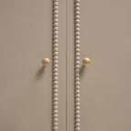 Dusklia - Posy Bobbin 2 Door Wardrobe with Drawer - Taupe