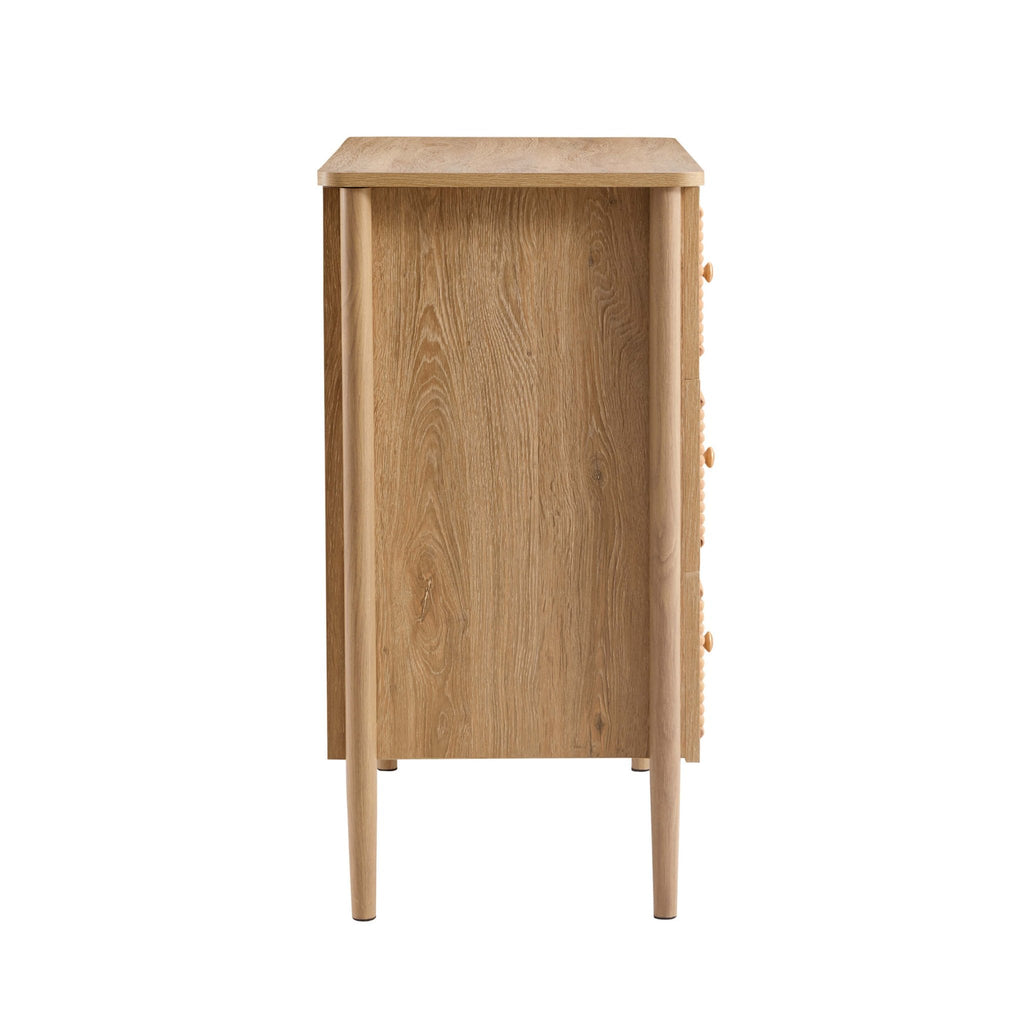 Dusklia - Posy Bobbin 3 Drawer Chest - Light Wood