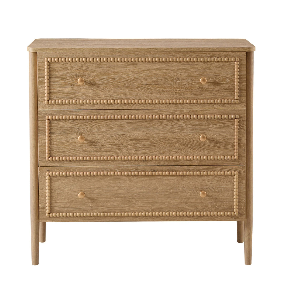 Dusklia - Posy Bobbin 3 Drawer Chest - Light Wood