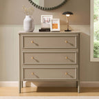 Dusklia - Posy Bobbin 3 Drawer Chest - Taupe
