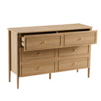 Dusklia - Posy Bobbin 6 Drawer Chest - Light Wood