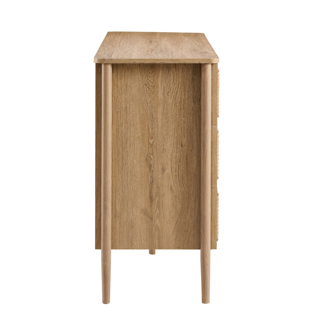 Dusklia - Posy Bobbin 6 Drawer Chest - Light Wood