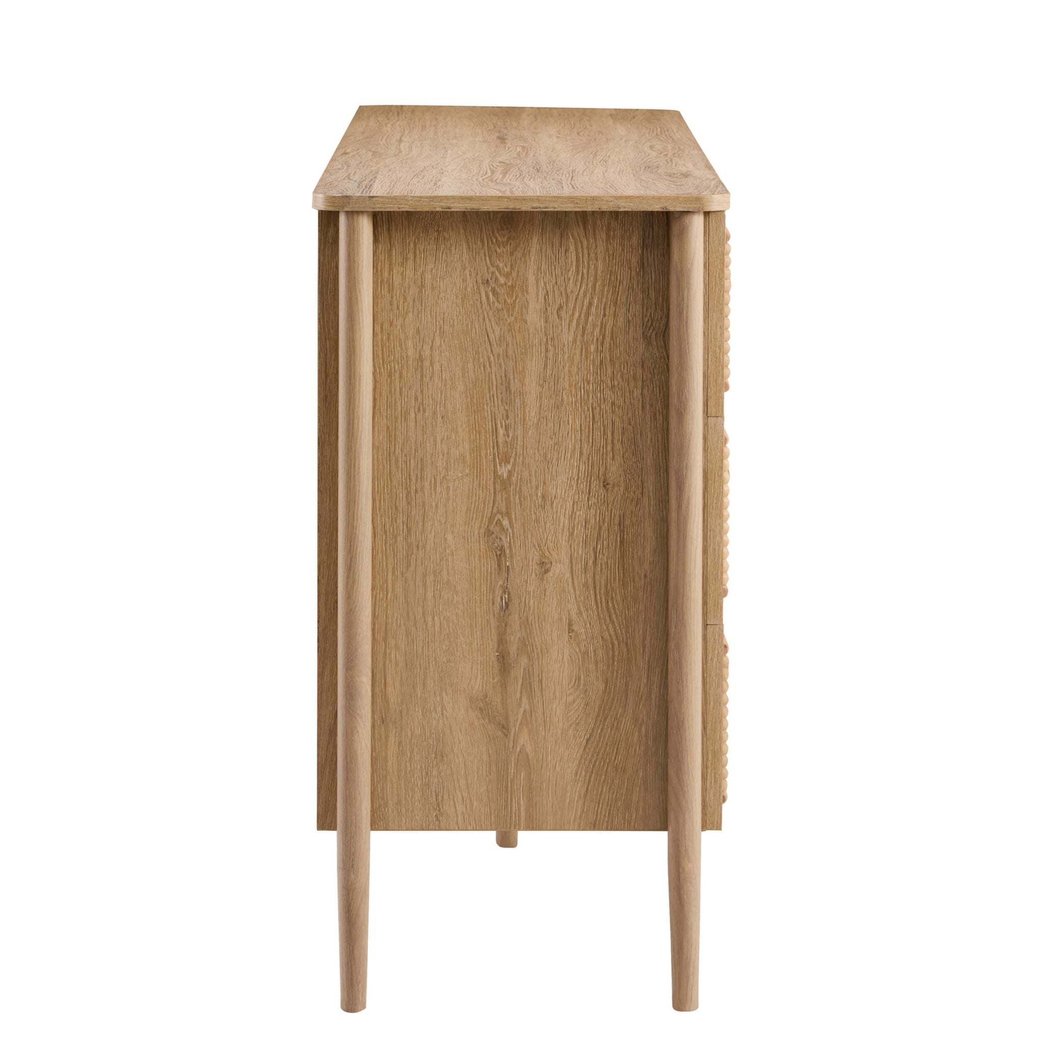Dusklia - Posy Bobbin 6 Drawer Chest - Light Wood
