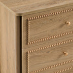 Dusklia - Posy Bobbin 6 Drawer Chest - Light Wood
